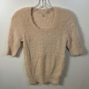 Anthropologie Soft Cream Crew Neck Sweater | xs